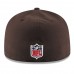 Men's Cleveland Browns New Era Brown 2016 Sideline Official 59FIFTY Fitted Hat 2419593